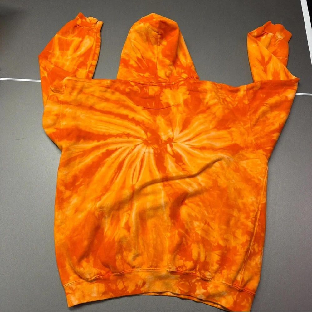 Tie‎ Dye Clothing Co Wild Thing FBLA Hoodie Orange Sweatshirt Women’s Medium